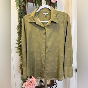 Prologue Olive Button Down Shirt